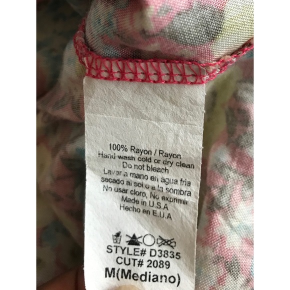 Everly Women’s Strapless Floral Print Dress    Medium - Picture 5 of 9